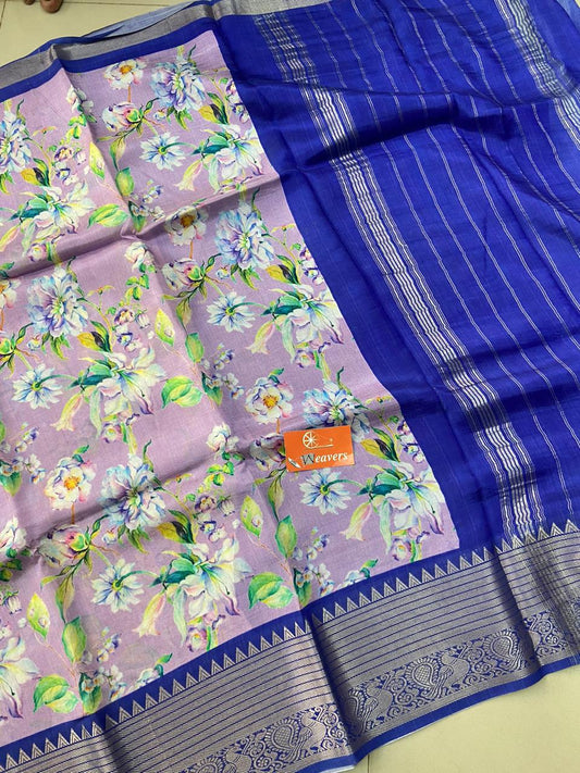 Zubaida | Pure Handloom Mangalagiri Cottonsilk Saree