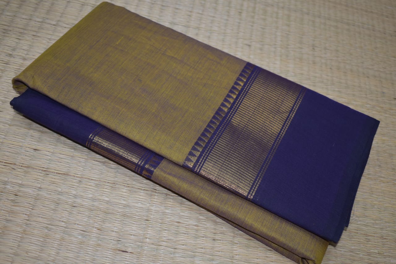 Chettinadu Cotton Saree in green