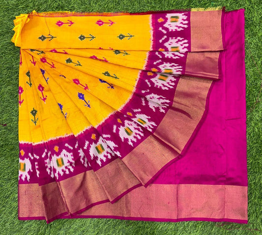 Bhavshraddha | Pochampally Ikat silk saree