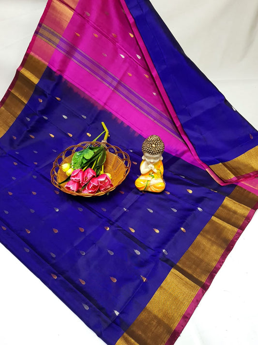 Uljanah | Uppada-Pattu-Nakshatra butti-Saree