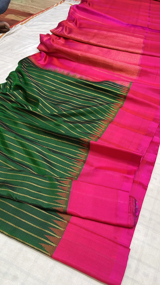 Pure silk handwoven gadwal sarees