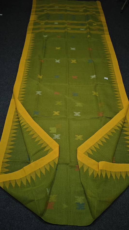Handloom manipuri cotton saree
With bp