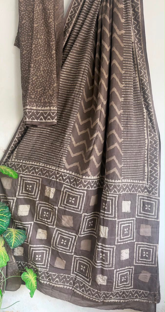 block prints on mul cotton