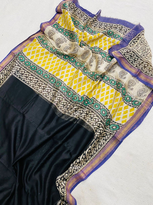 Let’s Wear #ethicallymade✅
🍁Beautifully Crafted Maheshwari Silk Saree  collection🍁
 Specially Designed in Bagru  jahota rapid dabu hand block print
100% Natural Dye
Fabric : Maheshwari Silk 
Length : 5.5 Meters
Blouse Piece : 0.90 Meter

