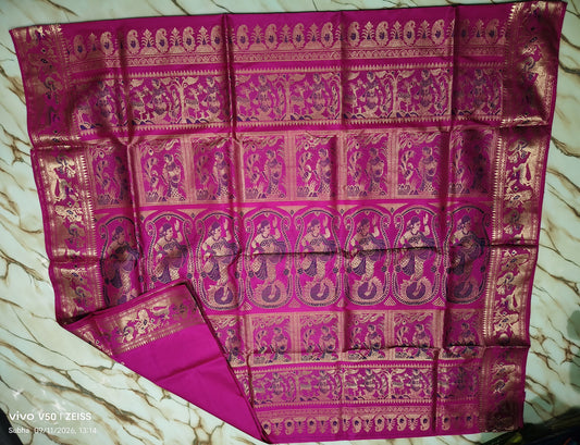 Bishnupuri Meenakari
 Swarnochuri 
Silk mark certified 
