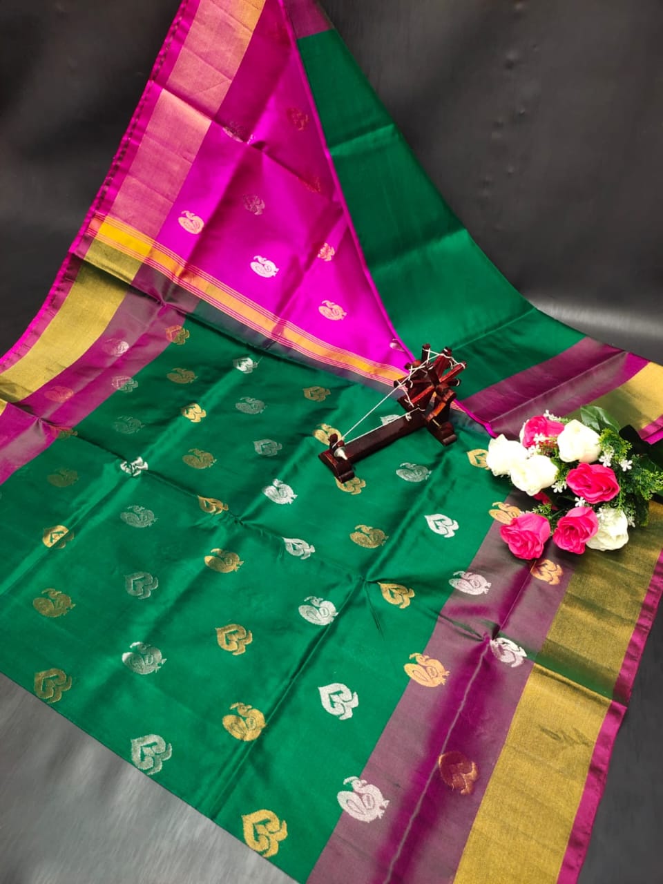 UshaRani | Pure silk uppada saree
