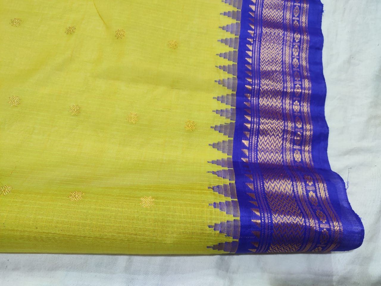 Kara-gadwal | Gadwal Sarees in Silk Cotton