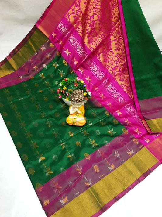 🌹💐uppada pattu 💐
🌹💐Butterfly checks Buta sarees 
Fabric:  uppada pattu /pattu 🌹💐