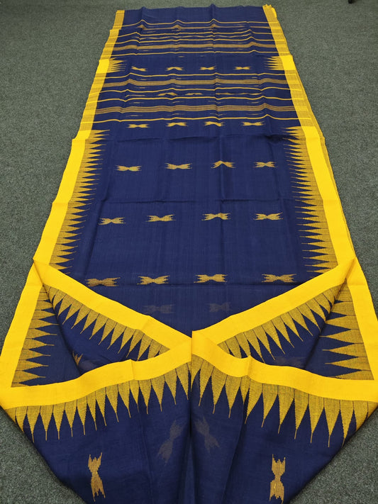 Handloom manipuri cotton saree
With bp