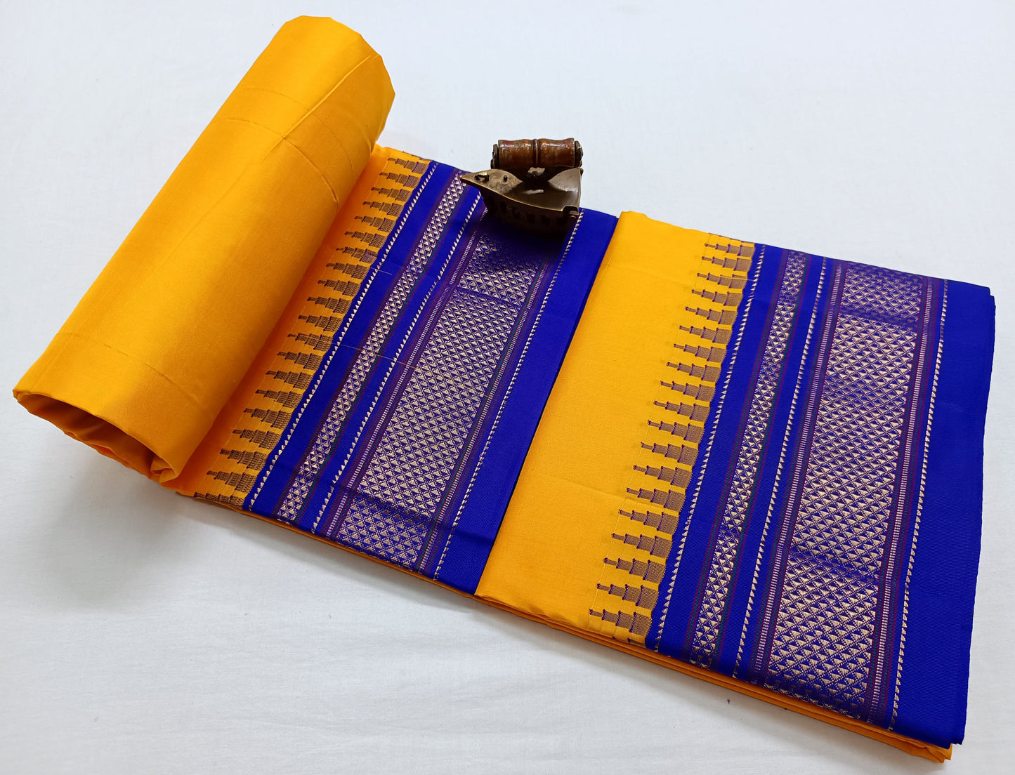 Claudia-ilkal-pure-silk-saree | Plain Ilkal Pure Silk Saree