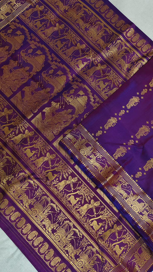 Balushree | Meenakari baluchari saree