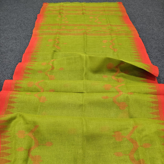Authentic handloom 
monipuri cotton saree
With bp
