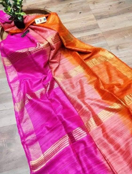 Cemrita | Tussar Ghicha Dyed Saree
