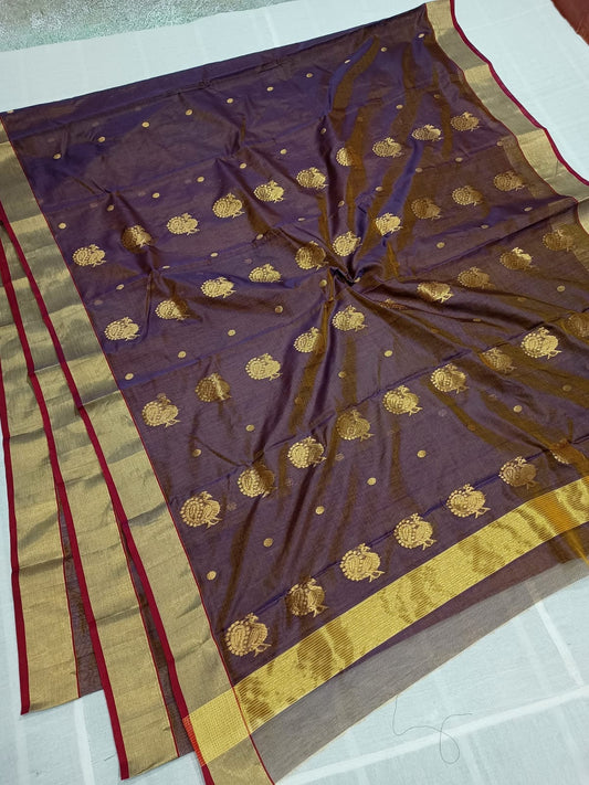 Juhi-cotton-silk-chanderi | Chanderi In Cotton Silk