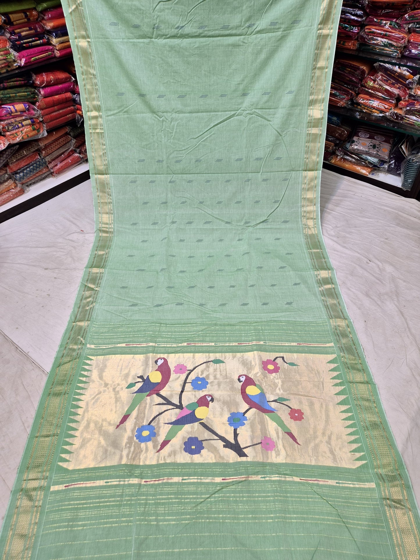 Darika | Cotton Handloom Paithani Saree