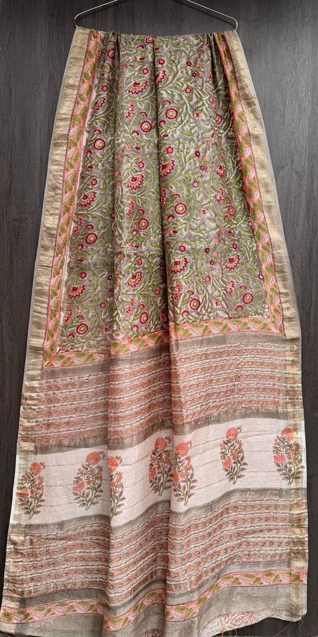 Bitika | Block printed with Maheshwari border
