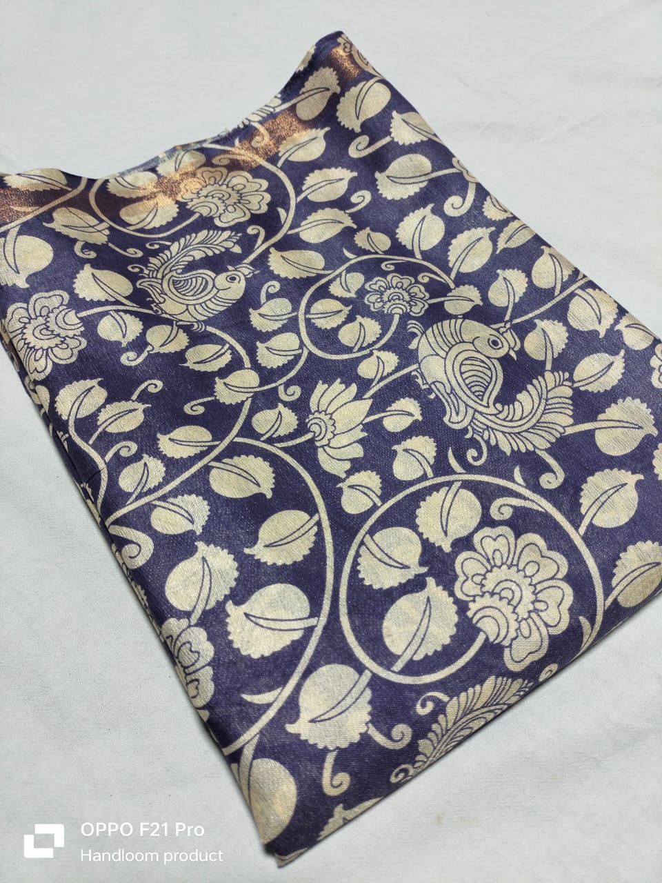 Manquithra | Mangalagiri Screen Printed Saree