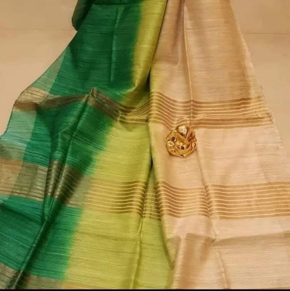 Cemiyra | Tussar Ghicha Dyed Saree