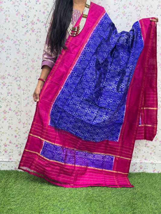 Ian | Ikat Pure Silk Dupatta