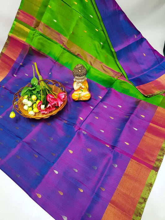 Ullaa | Uppada-Pattu-Nakshatra butti-Saree