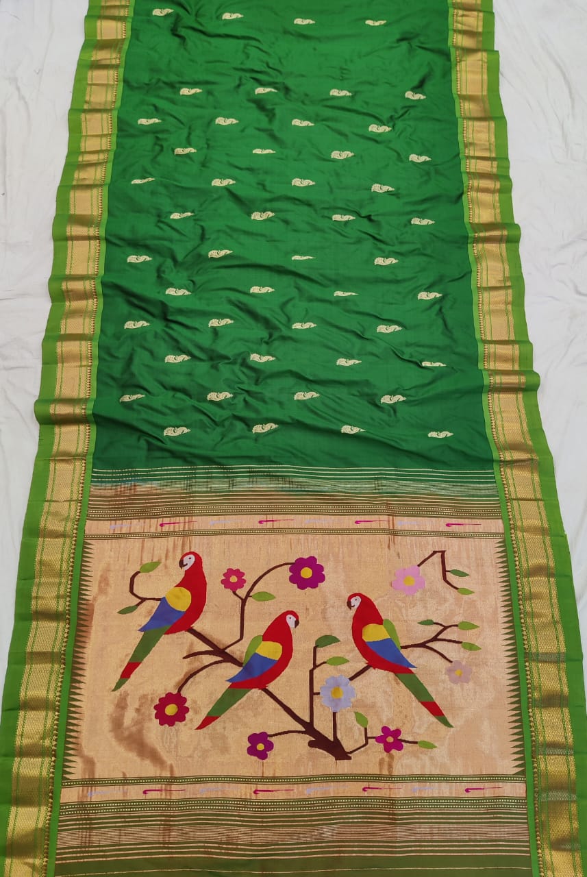 Phraveena | Yeola Paithani Pure Silk Saree