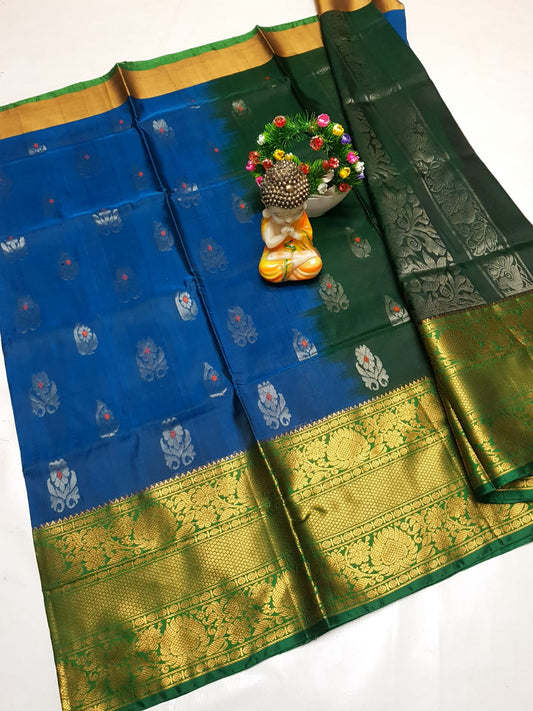 🌹uppada pattu🌹
💐🌹 Kanchi border Kalanjali buta sarees 
 🌹Good quality 💐👌👌👌
 Fabric: uppada pattu/pattu 💐💐