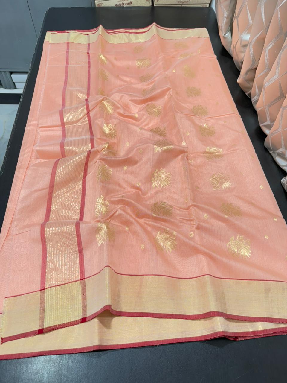 Chandravalli | Cotton Silk Chanderi Saree