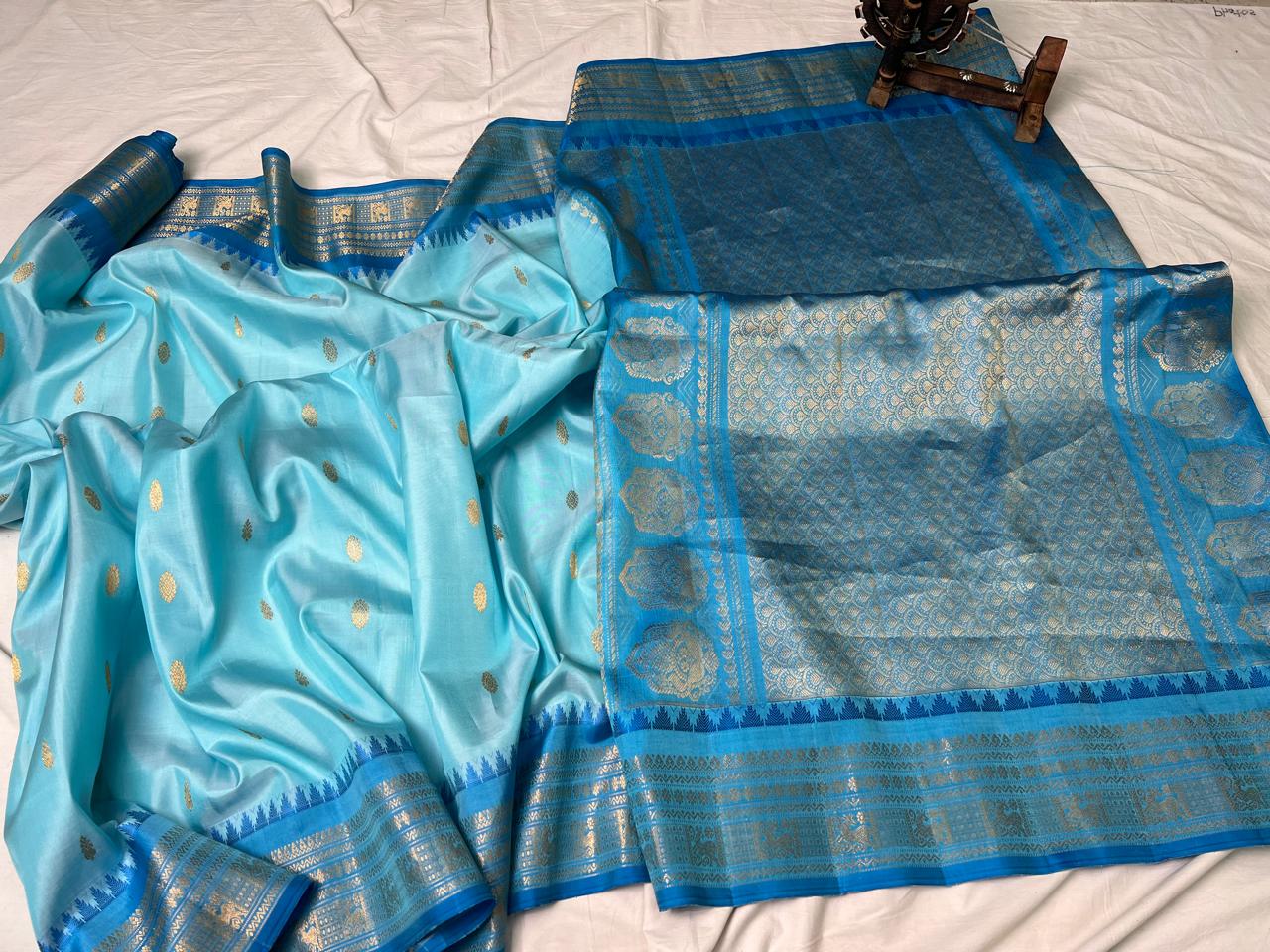 Hanisa | Gadwal Sarees in pure Silk