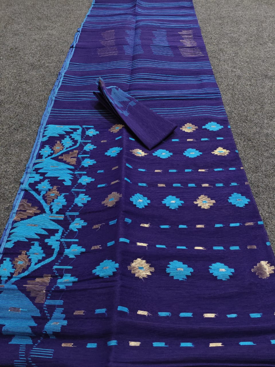 Jundora | Cotton Silk Jamdani Saree