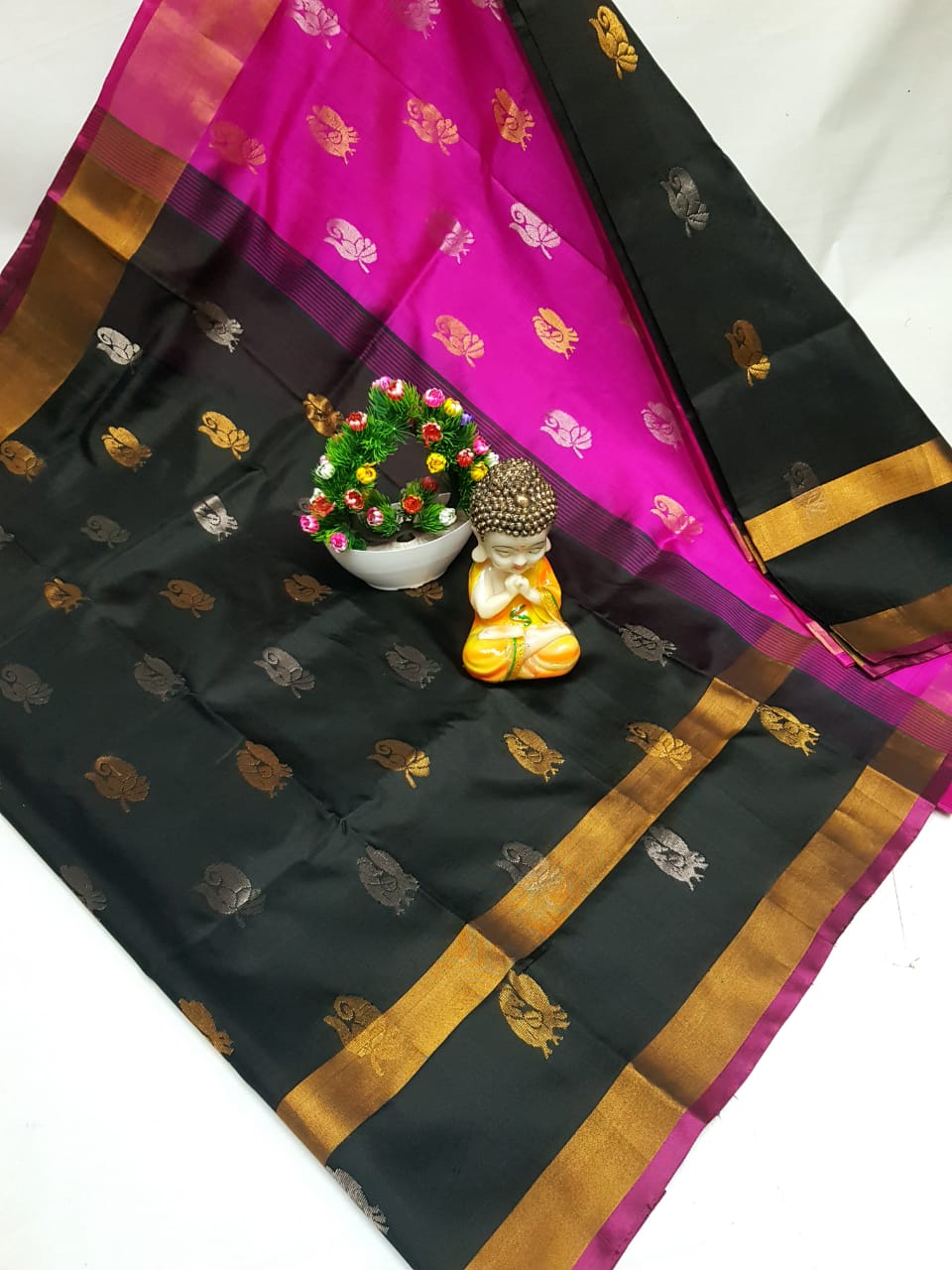 Utpattiya | Pure silk uppada saree