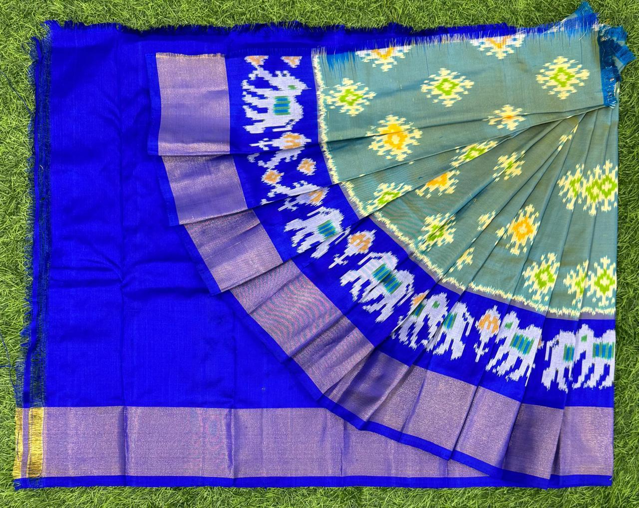 Bhavnivi | Pochampally Ikat silk saree