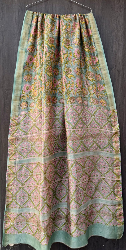 Sahi | Block printed Maheshwari Silk Saree