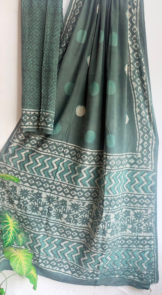 block prints on mul cotton