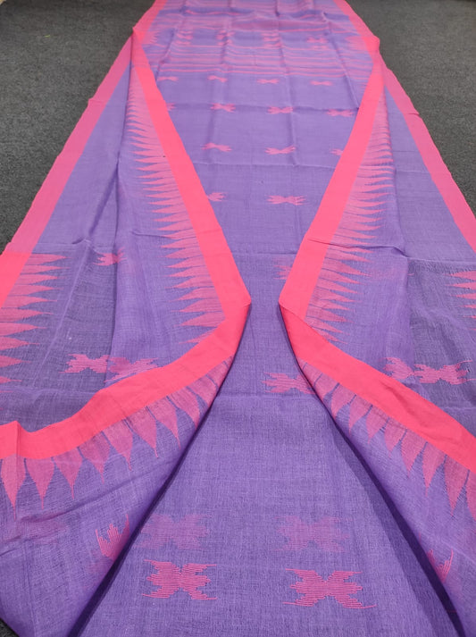 Handloom manipuri cotton saree
With bp