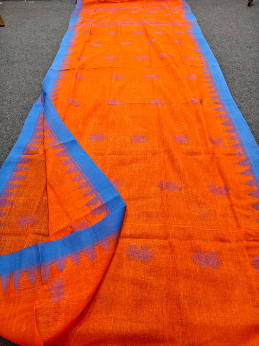 Handloom manipuri cotton saree
With bp