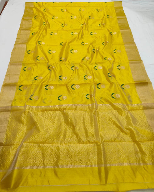 Chandpadma | Cotton Silk Chanderi Saree