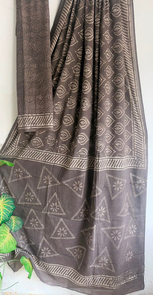 block prints on mul cotton