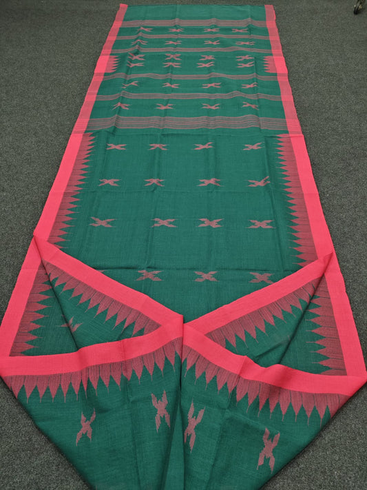 Handloom manipuri cotton saree
With bp