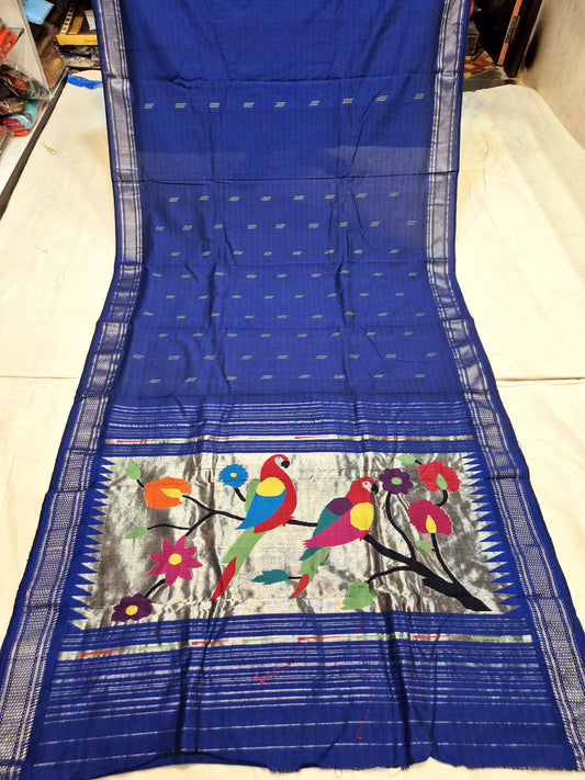 Aradhya | Cotton Handloom Paithani Saree