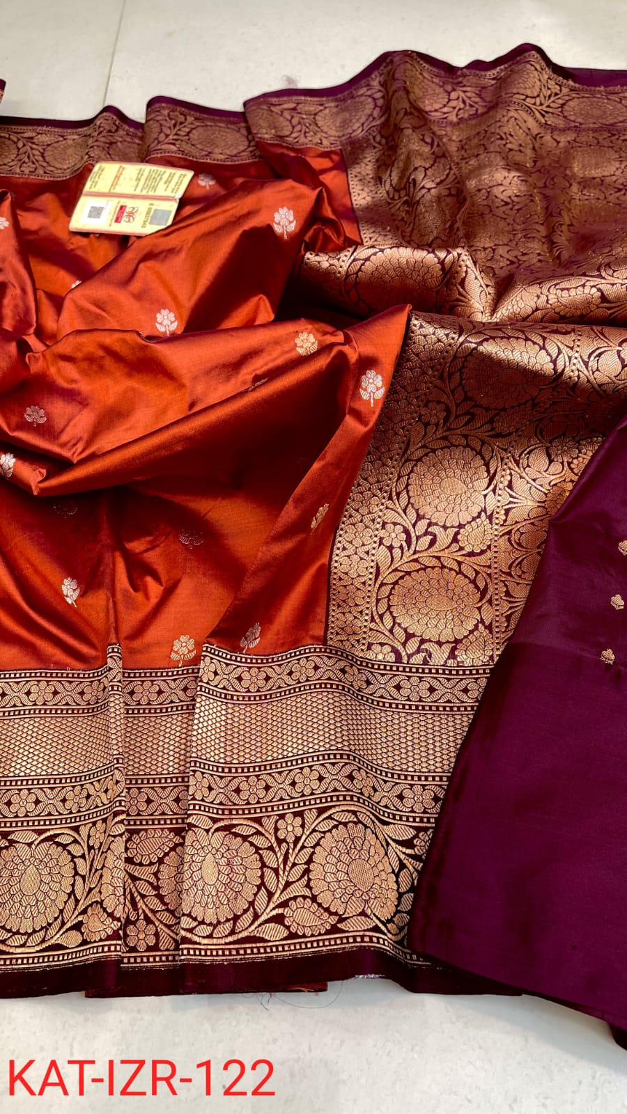 Brijita | Katan Silk Banarasee Saree