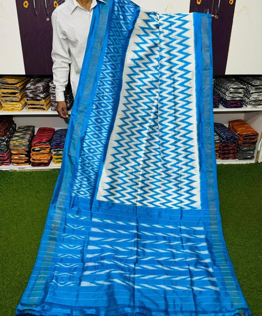 Iravati | Pure silk ikat saree