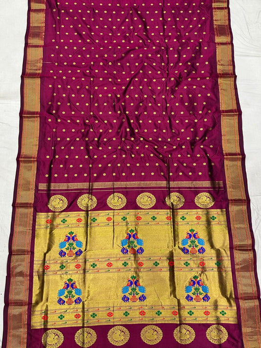Calesha | Kalanjali Pure Silk Paithani Saree
