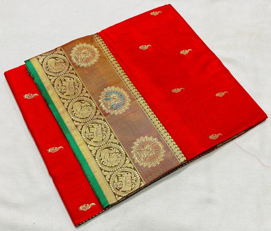 Vishnu-Peshwai | Peshwai dagina silk sarees