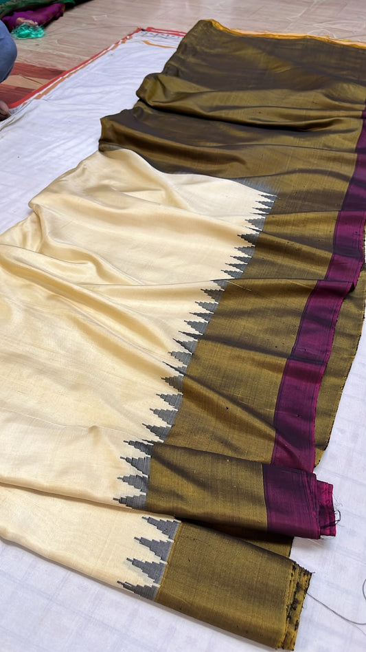 Pure silk handwoven gadwal sarees