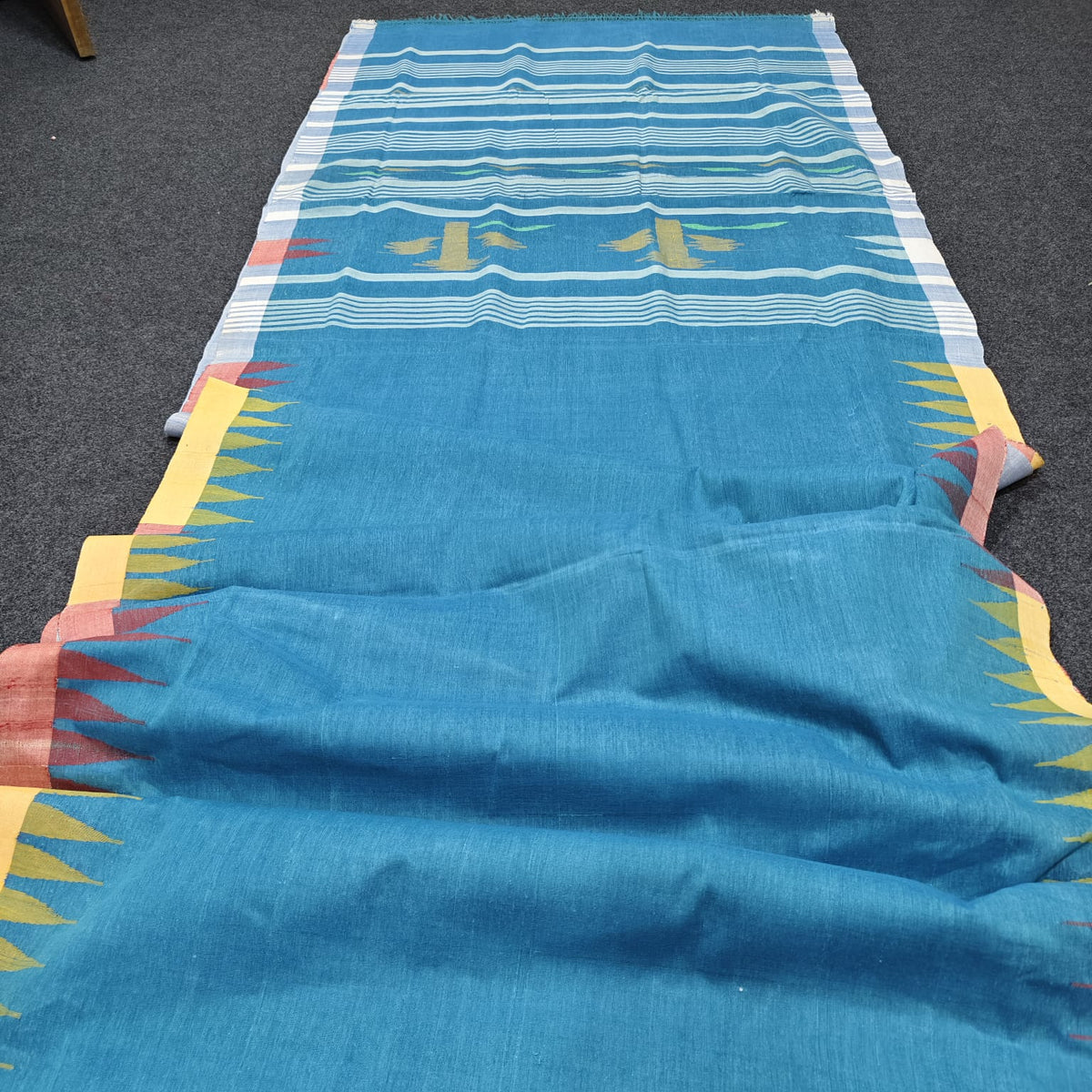 Authentic handloom
 monipuri cotton saree
With bp
