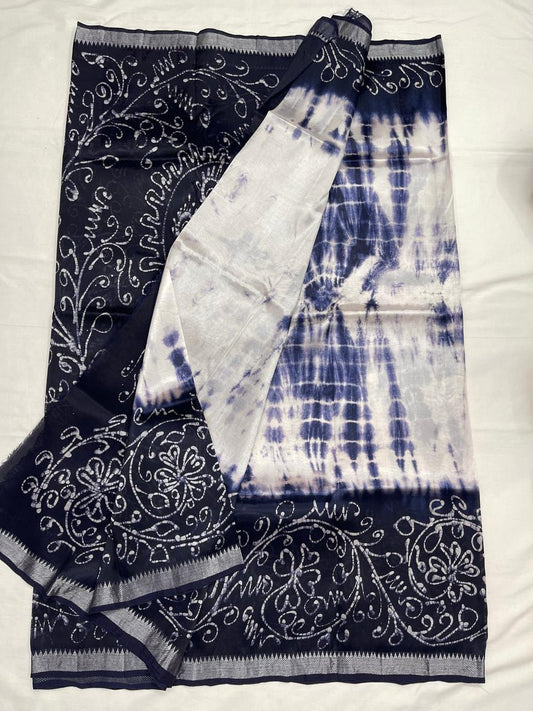 Suhasini | Shibori Mangalagiri Saree
