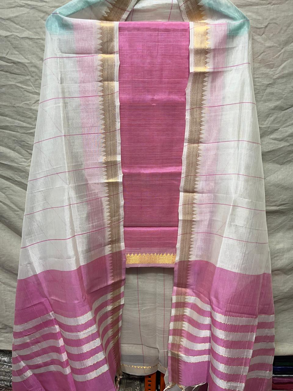 Darani-mangalagiri-pattu-dress-material | Mangalagiri-Pattu-Dress-Material