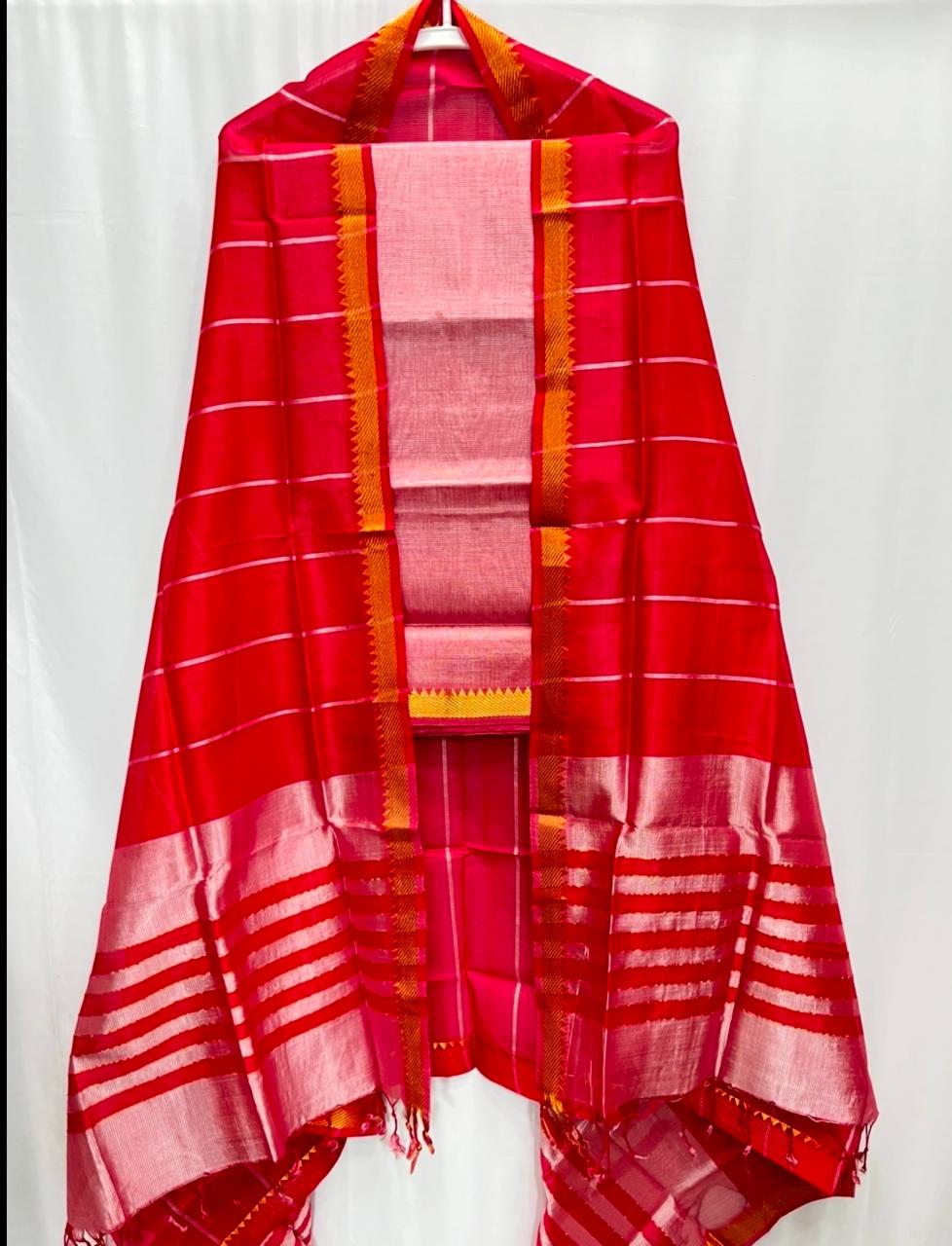 Freenah | Mangalagiri-Pattu-Dress-Material