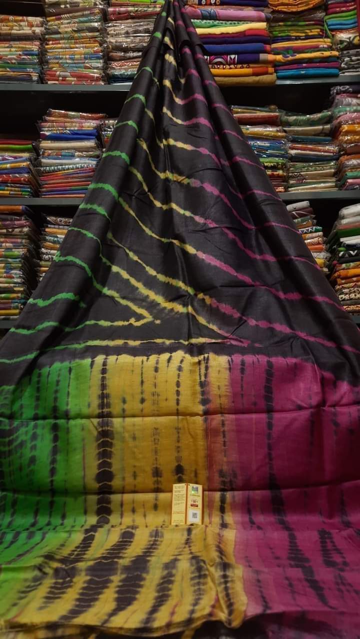 Sanya-shibori-murshidabad-silk | Shibori on Murshidabad Silk Sarees