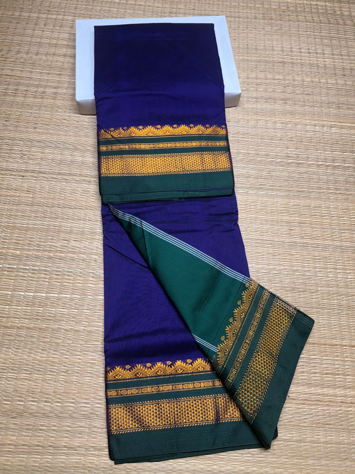 Ilmiraya | Blended Silk Ilkal Saree